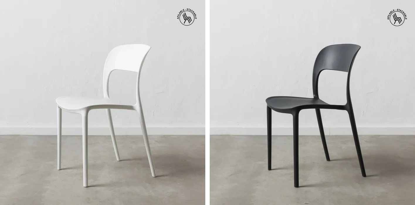 SILLA POLIPROPILENO DIFERENTES COLORES