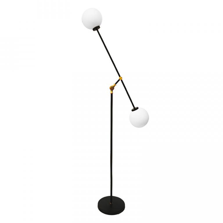 LÁMPARA DE PIE DOS LUCES