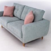 SOFÁ TRES PLAZAS 2M. TELA INCLUÍDA