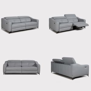 SOFÁ TRES PLAZAS PIEL