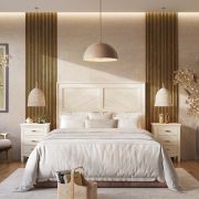 MESITA DE NOCHE CON 3 CAJONES