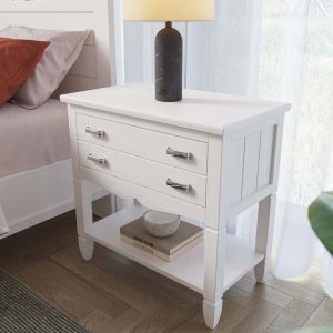 MESITA DE NOCHE GR. CON 2 CAJONES