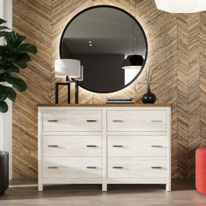 CÓMODA CON 6 CAJONES