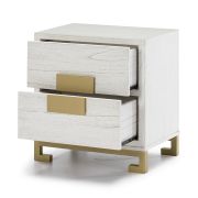 MESITA DE NOCHE CON DOS CAJONES