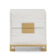 MESITA DE NOCHE CON DOS CAJONES