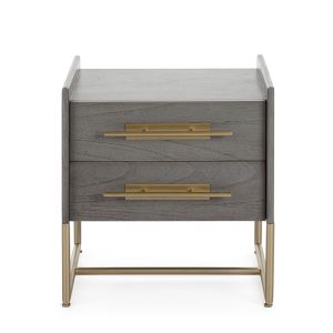 MESITA DE NOCHE CON DOS CAJONES