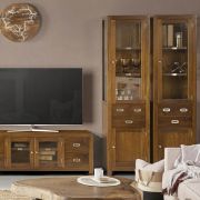 MUEBLE TV 2 PTAS. 4 CAJ.