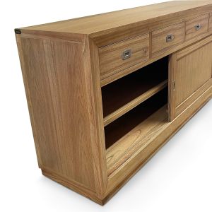 VITRINA ALACENA CON PTAS. CORREDERAS Y 4 CAJ.