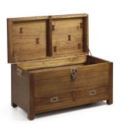 MESA DE CENTRO BAÚL CON 2 CAJ.