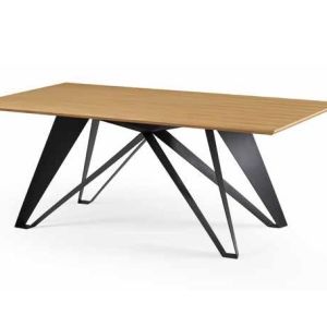 MESA DE COMEDOR RECTANGULAR CRISTAL