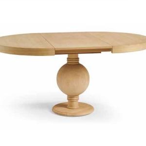 MESA DE COMEDOR REDONDA EXT. PIE CENTRAL