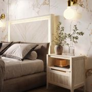 MESITA DE NOCHE CON 1 HUECO + UN CAJÓN