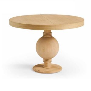 MESA DE COMEDOR REDONDA EXT. PIE CENTRAL