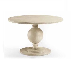 MESA DE COMEDOR REDONDA PIE CENTRAL