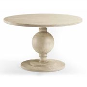 MESA DE COMEDOR REDONDA EXT. PIE CENTRAL