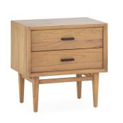 MESITA DE NOCHE CON DOS CAJÓNES