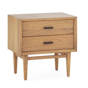 MESITA DE NOCHE CON DOS CAJÓNES