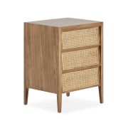 MESITA DE NOCHE CON 3 CAJONES