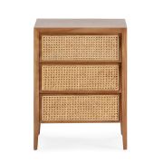 MESITA DE NOCHE CON 3 CAJONES