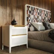 MESITA DE NOCHE CON DOS CAJONES