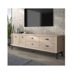 MUEBLE TV CON 2 PTAS. Y 4 CAJONES