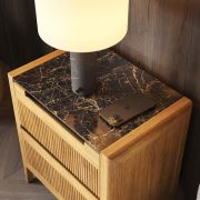 MESITA DE NOCHE CON DOS CAJONES