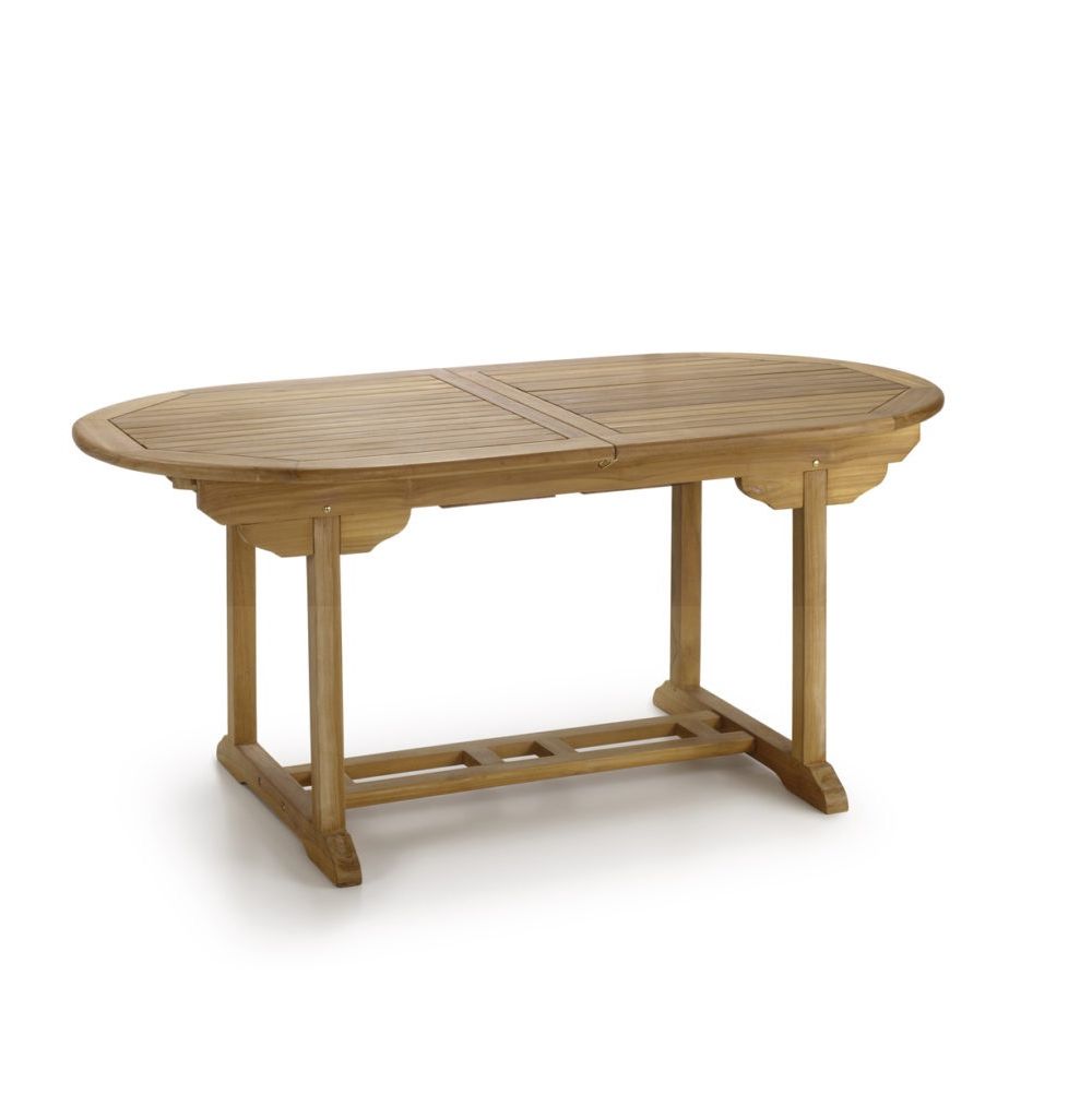 MESA DE COMEDOR OVALADA EXTENSIBLE