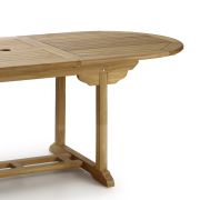 MESA DE COMEDOR OVALADA EXTENSIBLE