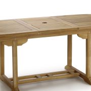 MESA DE COMEDOR OVALADA EXTENSIBLE