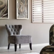 SILLÓN TAPIZADO CAPITONÉ