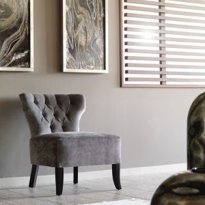 SILLÓN TAPIZADO CAPITONÉ