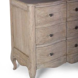 CÓMODA ENVEJECIDA CON 3 CAJ.