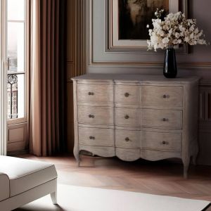 CÓMODA ENVEJECIDA CON 3 CAJ.