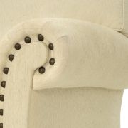 SOFÁ TRES PLAZAS CLÁSICO CON TACHUELAS