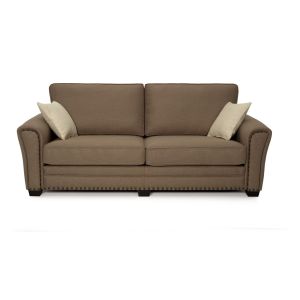 SOFÁ TRES PLAZAS CLÁSICO CON TACHUELAS