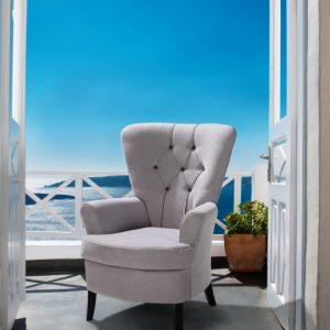 BUTACA TAPIZADA CON CAPITONÉ