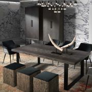 MESA DE COMEDOR TAPA TARIMA