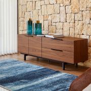 MUEBLE TV CON 2 PUERTAS Y 2 CAJONES