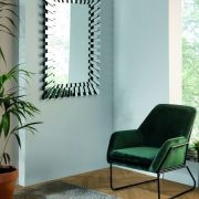 SILLÓN TAPIZADO BASE HIERRO