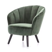 SILLÓN TAPIZADO EN TERCIOPELO VERDE