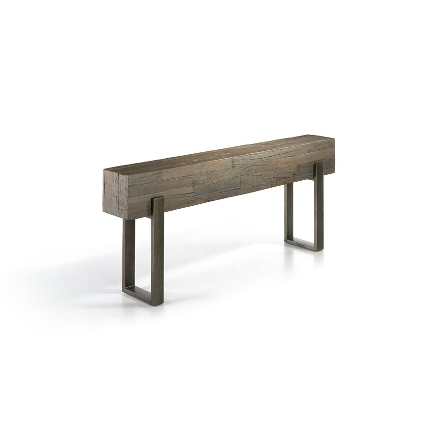CONSOLA MADERA ANTIGUA