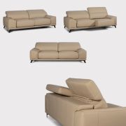 SOFÁ CHAISELONGUE EN PIEL