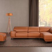 SOFÁ CHAISELONGUE EN PIEL