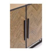 Aparador con cuatro puertas en madera de roble 180cm.