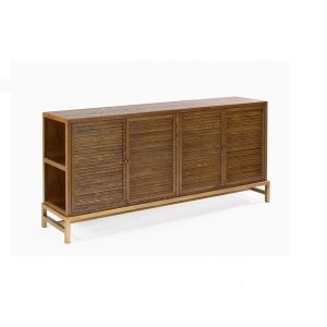 APARADOR ROBLE Y METAL