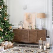 APARADOR ROBLE Y METAL