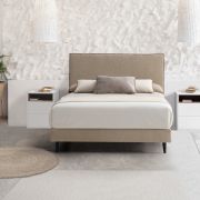 CAMA COMPLETA TAPIZADA