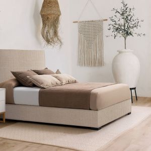 CAMA COMPLETA TAPIZADA