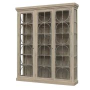 VITRINA CON ACERO PULIDO 3 PTAS.