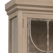 VITRINA CON ACERO PULIDO 3 PTAS.